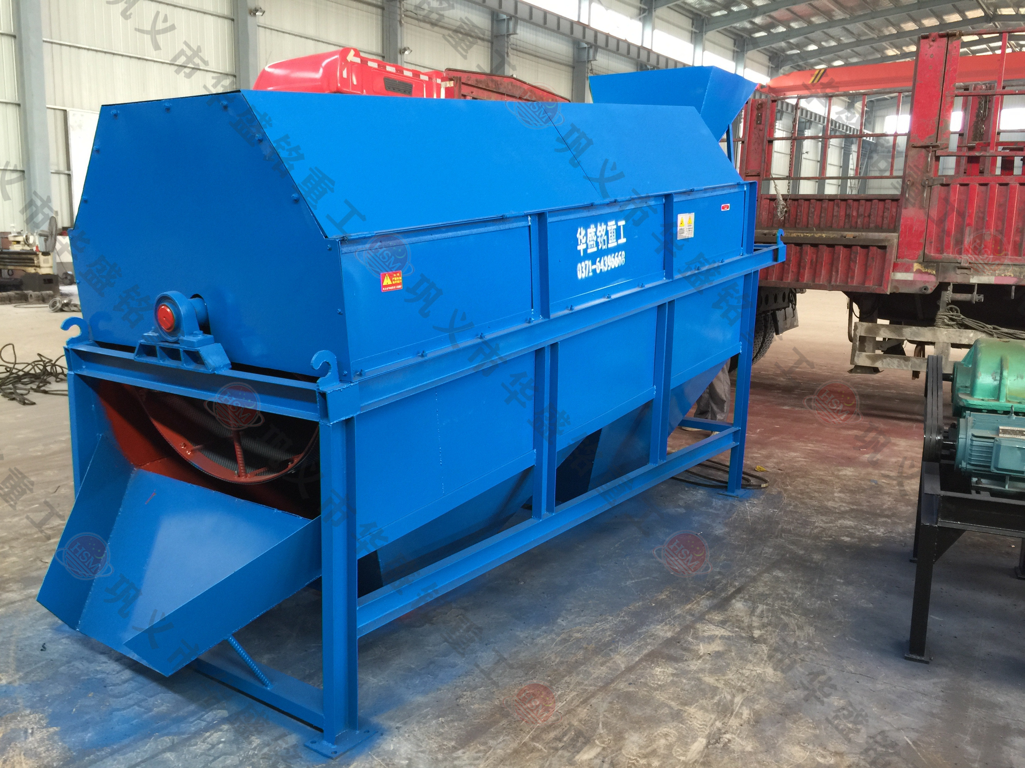 大型滚筒筛现场生产 乐鱼官方网页版重工